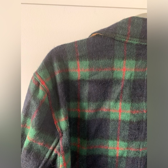 NWT Brooks Brothers Wool Blend Tartan Jacket, Corduroy Patches, Plaid, XL - Picture 10 of 15
